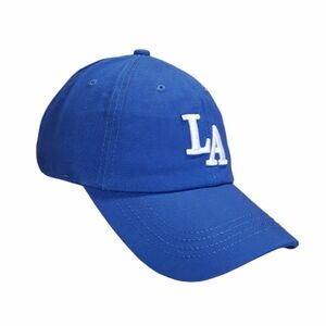 Cap Hat Mens Curved Adjustable Strap New Blue 100% Cotton